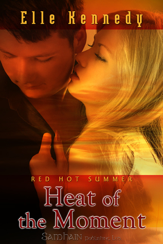 Book cover of The Heat is On by elle kennedy Book cover of The Heat is On by elle kennedy